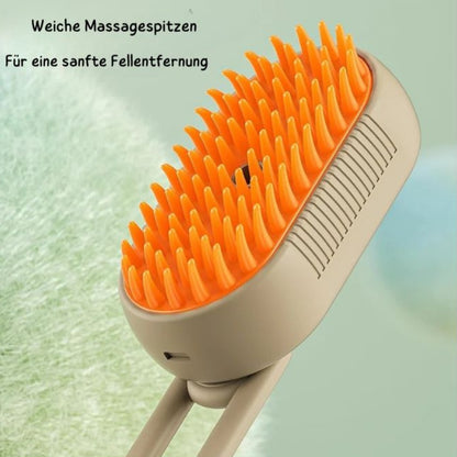 Wufflounge Dampfbürste "DampfyDog" für glänzendes fell.