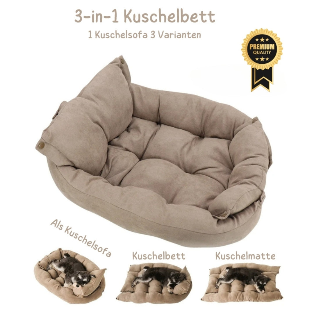 Wufflounge 3 in 1 "KuschelNest" Premium