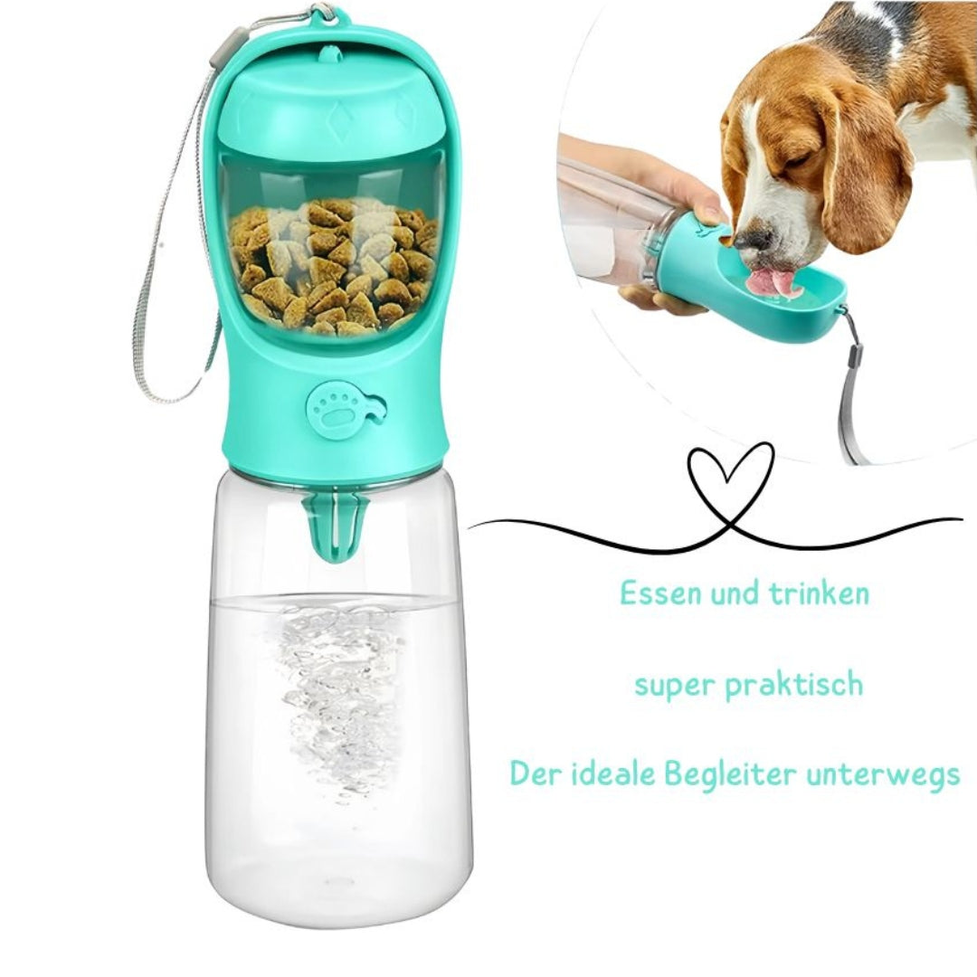 Wufflounge Trinkflasche TravelTroug 🐾