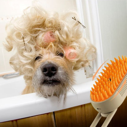 Wufflounge Dampfbürste "DampfyDog" für glänzendes fell.