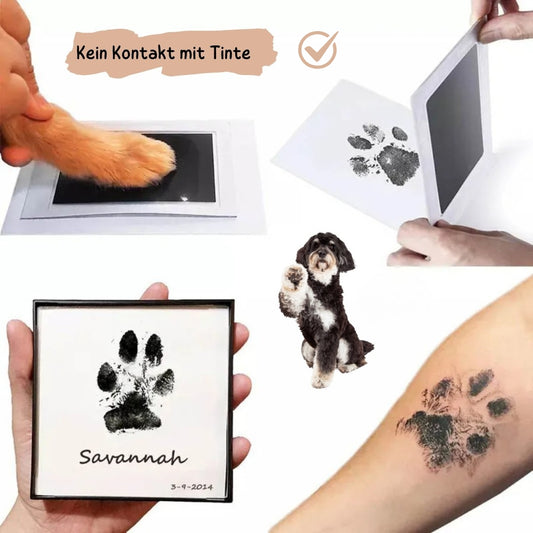 🐾 Wufflounge Pfotendruck-Set – Erinnerungen für die Ewigkeit 🐾