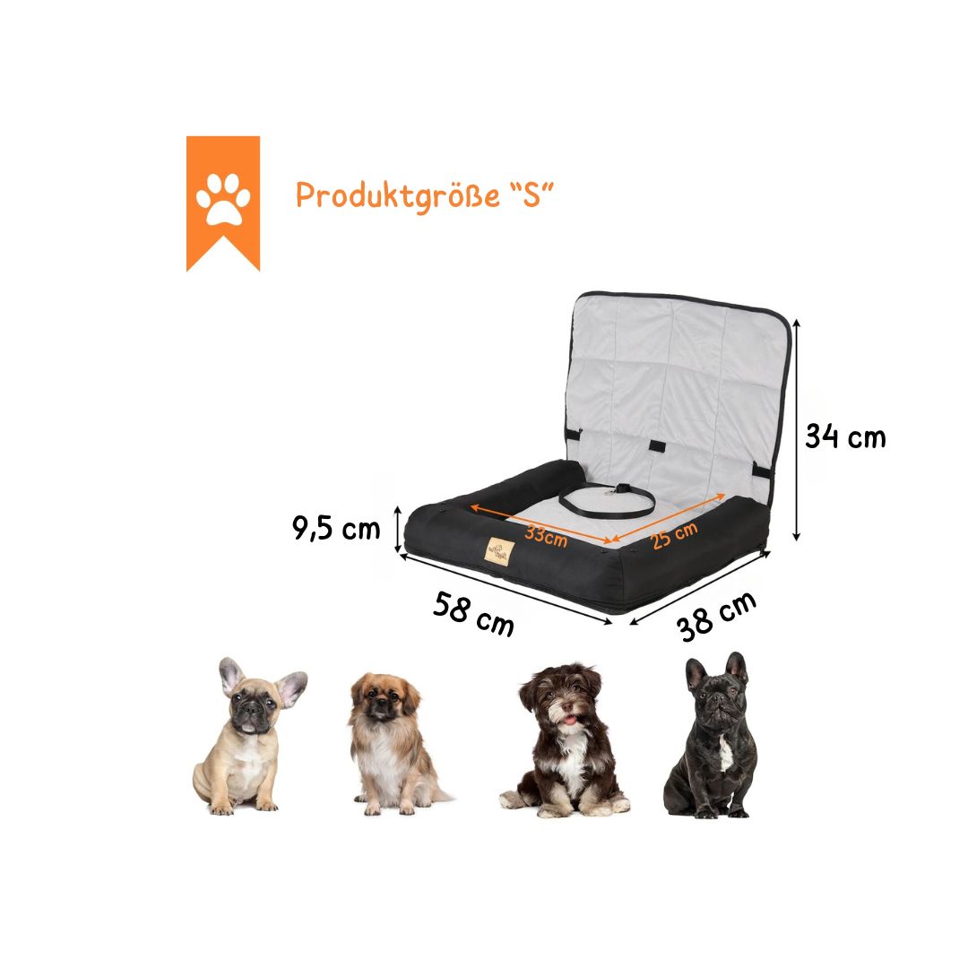 Wufflounge "Tailsafe" tragbarer Hundesitz Premium
