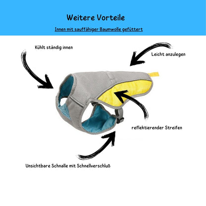 Wufflounge "KühlBuddy" Kühlweste Premium für heiße Tage